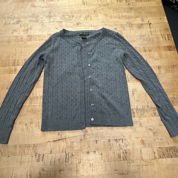 Eddie Bauer Sweaters - Eddie Bauer Grey Cardigan